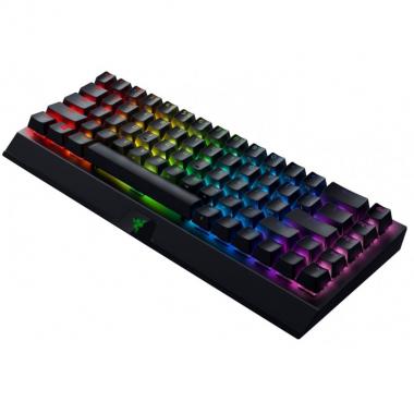 Razer Клавіатура ігрова BlackWidow V3 Mini HyperSpeed Yellow Switch Phantom Ed. WL/BT/USB US RGB, Black