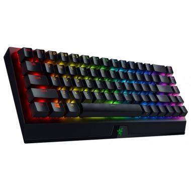 Razer Клавіатура ігрова BlackWidow V3 Mini HyperSpeed Yellow Switch Phantom Ed. WL/BT/USB US RGB, Black