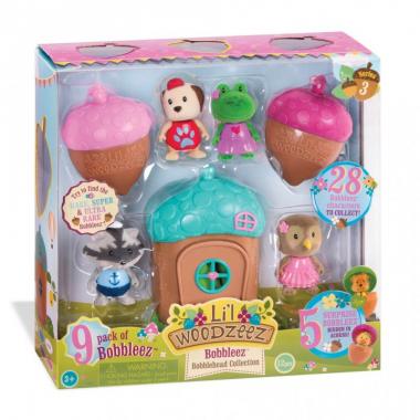 Li`l Woodzeez Bobblehead 9 Pack (Series 3)