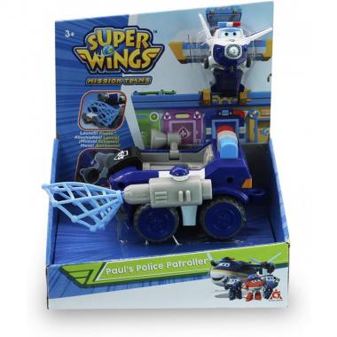 Super Wings Ігровий набір Paul's Police Rover, Поліцейський автомобіль Пола