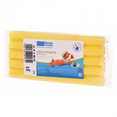 Becks Plastilin Swimming clay 200g. Yellow