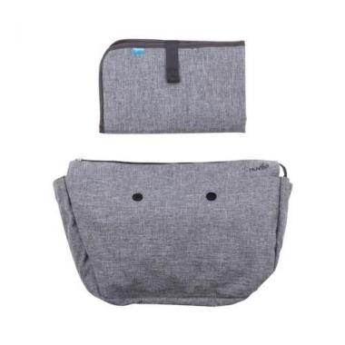 MyMia Набір (підкладка і килимок для сповивання)[NV8802GREY]