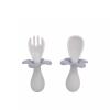 Oribel Cocoon Serveware Self-feeding & Plate Grey