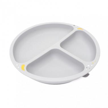 Oribel Cocoon Serveware Self-feeding & Plate Grey