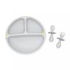 Oribel Cocoon Serveware Self-feeding & Plate Grey