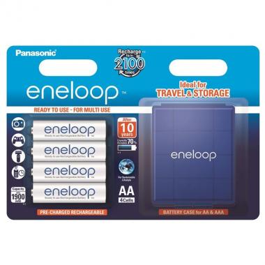 Panasonic AA 1900 4BP mAh NI-MH+case