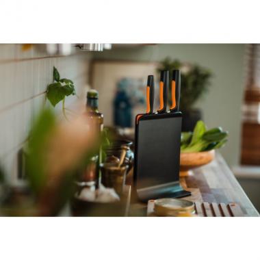 Fiskars Набір ножів Functional Form з пластиковою підставкою, 3 шт
