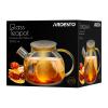 ARDESTO Tea pot Golden Moon, 1000 ml, borosilicate glass, bamboo