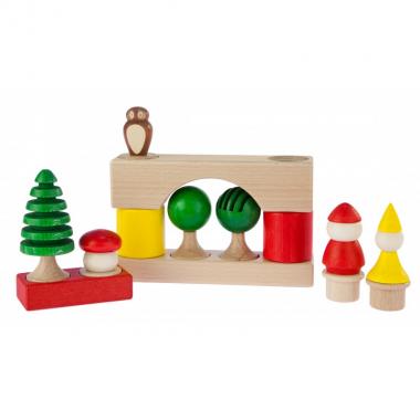 nic cubio Wooden blocks (17 pcs.)