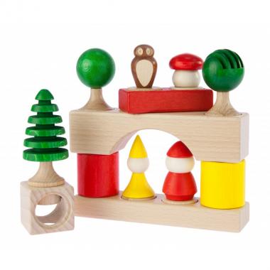 nic cubio Wooden blocks (17 pcs.)