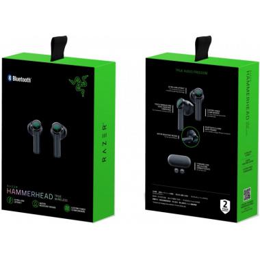Razer Hammerhead True WL - Mercury Mic White