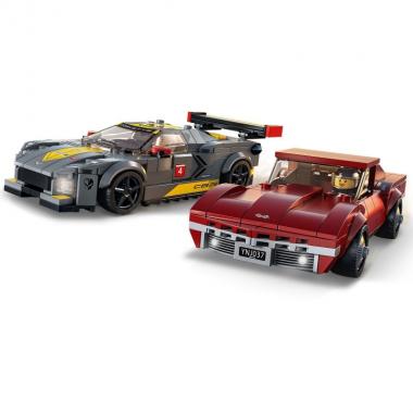 LEGO Конструктор Speed Champions Chevrolet Corvette C8.R Race Car and 1968 Chevrolet Corvette 76903