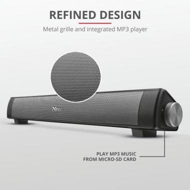 Trust Акустична система (Звукова панель) Lino Bluetooth BLACK