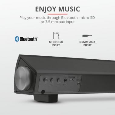 Trust Акустична система (Звукова панель) Lino Bluetooth BLACK