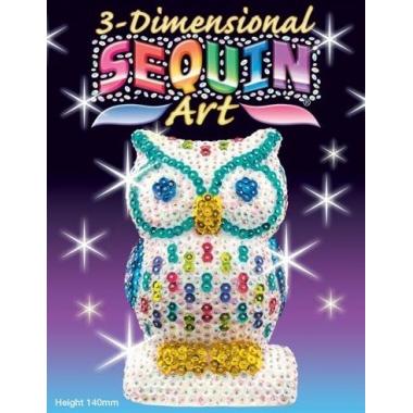 Sequin Art Набір для творчості 3D New Owl