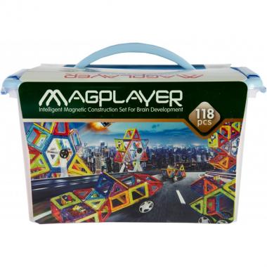 MagPlayer Magnetic construction set 118 pcs. (MPT-118)