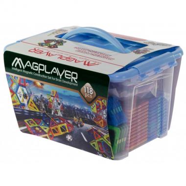 MagPlayer Magnetic construction set 118 pcs. (MPT-118)