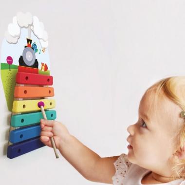 Oribel Wall toy Veritiplay Rail track - Xylophone
