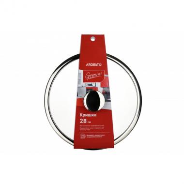 ARDESTO Gemini lid 28 cm, glass and stainless steel