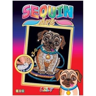 Sequin Art Набор для творчества RED Мопс Лили