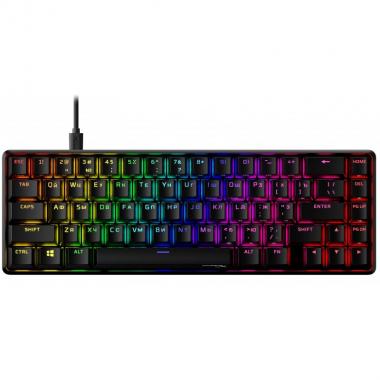 HyperX Клавиатура Alloy Origins 65 Red USB RGB ENG/RU, Black