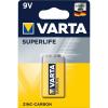 VARTA Батарейка SUPERLIFE 6F22(Крона) BLI 1 ZINC-CARBON