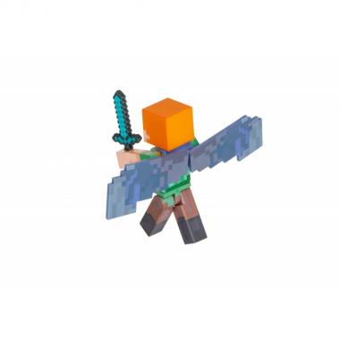 Minecraft Коллекционная фигурка Alex with Elytra Wings серия 4
