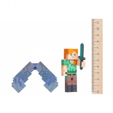 Minecraft Коллекционная фигурка Alex with Elytra Wings серия 4