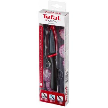 Tefal Нож для овощей керамический с чехлом Ingenio Ceramic Black 8 см