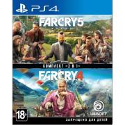 UBISOFT Комплект «Far Cry 4» + «Far Cry 5»  [Blu-Ray диск] (PlayStation)
