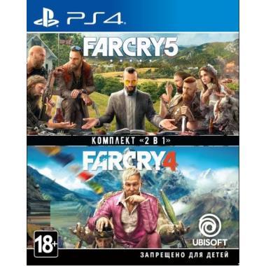 UBISOFT Комплект «Far Cry 4» + «Far Cry 5» [Blu-Ray диск] (PlayStation)
