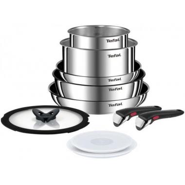 Tefal Набір посуду Ingenio Emotion, 10 предметів, нерж.сталь
