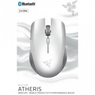 Razer Mouse Atheris Mercury USB/WL/BT Grey