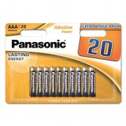 Panasonic Battery ALKALINE POWER Alkaline AAA blister, 20 pcs.