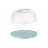 ARDESTO Cake carrier Tasty baking with lid, 28.4*11.5cm, tiffany blue