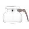 Termisil Ewa teapot, 1000 ml, grey, borosilicate glass, plastic
