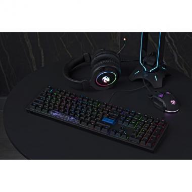 Ducky Shine 7[Cherry Red, RGB LED, UA/RU, Black]