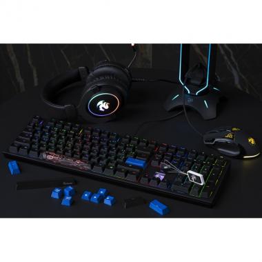 Ducky Shine 7[Cherry Red, RGB LED, UA/RU, Black]