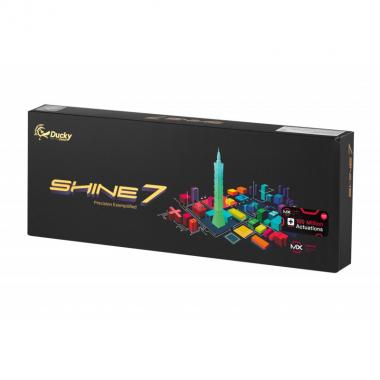 Ducky Shine 7[Cherry Red, RGB LED, UA/RU, Black]
