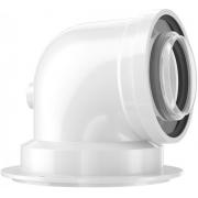 Bosch Adapter coaxial FC-CA60-87 with 87° elbow for connection to condensing boilers of chimneys with a diameter of 60/100 mm