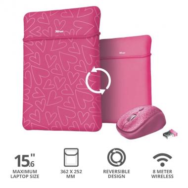 Trust Чохол + миша YVO MOUSE & SLEEVE 15.6 [23443]