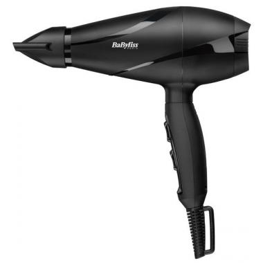 BaByliss Фен, 2200 Вт, 1 концентратор, диффузор, черный