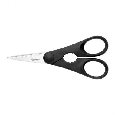 Fiskars Ножницы кухонные Essential с открывашкой для бутылок