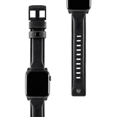 UAG Leather Strap для Apple Watch 44/42[Black]