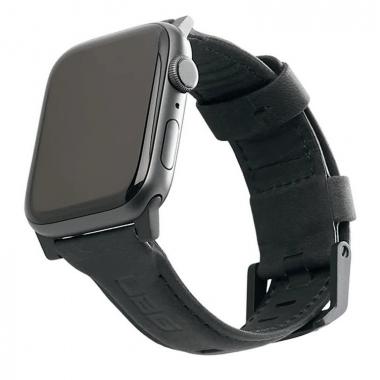 UAG Leather Strap для Apple Watch 44/42[Black]