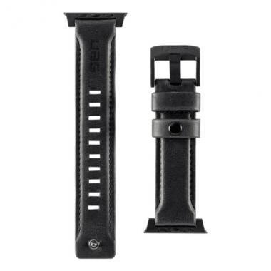 UAG Leather Strap для Apple Watch 44/42[Black]