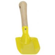 goki Metal shovel with wooden handle (yellow)