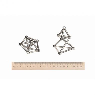 MagPlayer Magnetic construction set - sticks and balls (66 el.)
