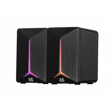 2E Gaming Акустична система Speakers SG300 2.0 RGB 3.5mm Black