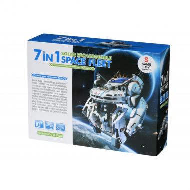 Same Toy Робот-конструктор - Космічний флот 7 в 1 на сонячній батареї